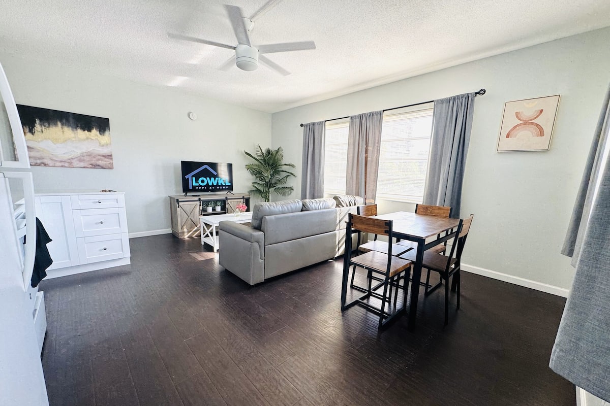Superior 3-BR 2-Bath Family Suite w/ Kitchen | Living area | 42-inch Smart TV with digital channels