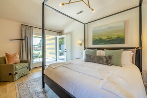 Frette Italian sheets, premium bedding, pillowtop beds - The Ruse (Healdsburg)