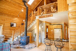 Interior - Amazing Log Cabin Close to Town with two kitchens and two living rooms (Red Lodge)
