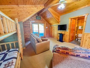 TV, fireplace, DVD player