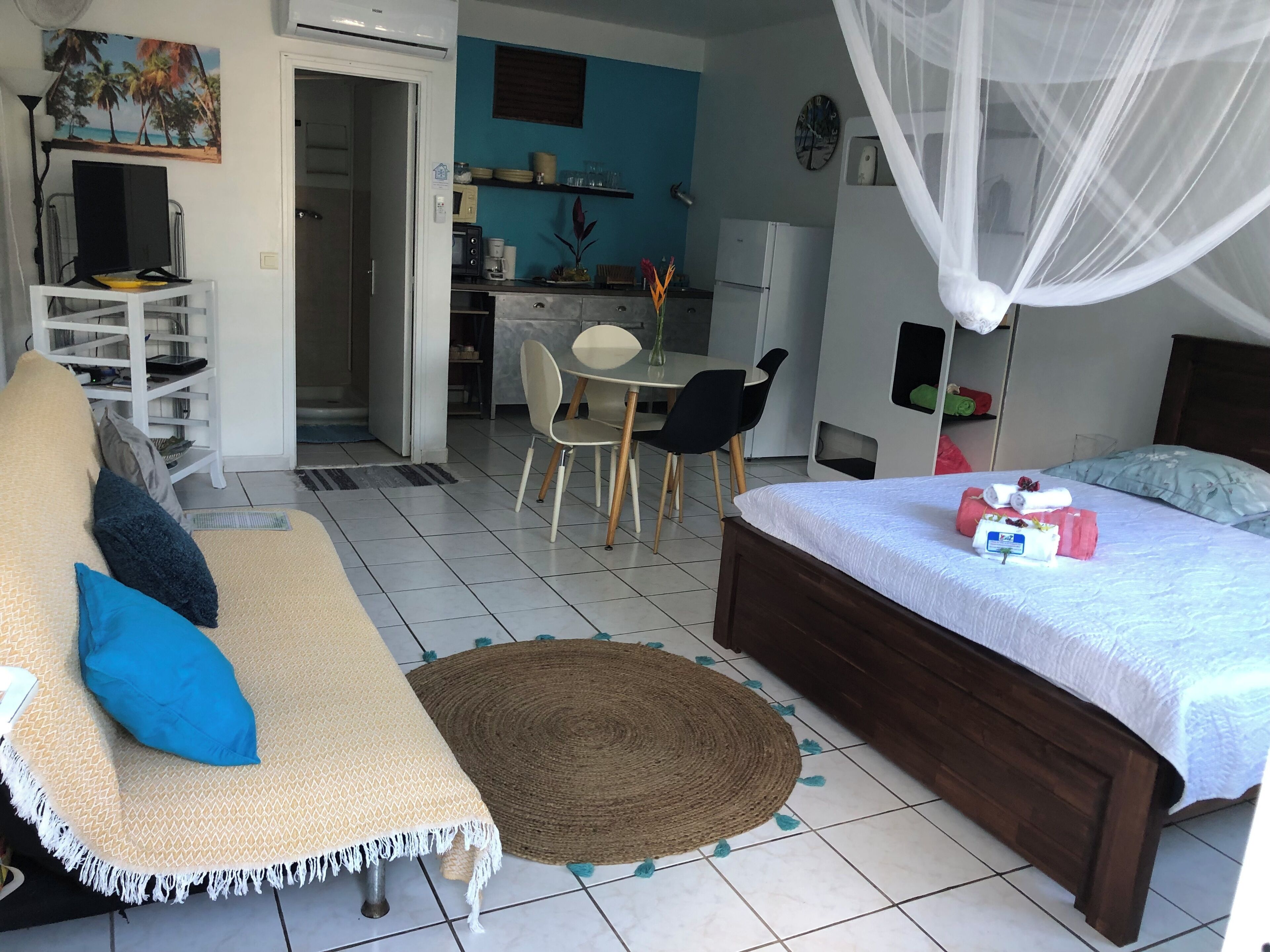 1 bedroom, iron/ironing board, free WiFi, bed sheets