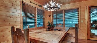 Astounding River View  - New Listing!  Luxurious Cabin with Direct River Access and Views