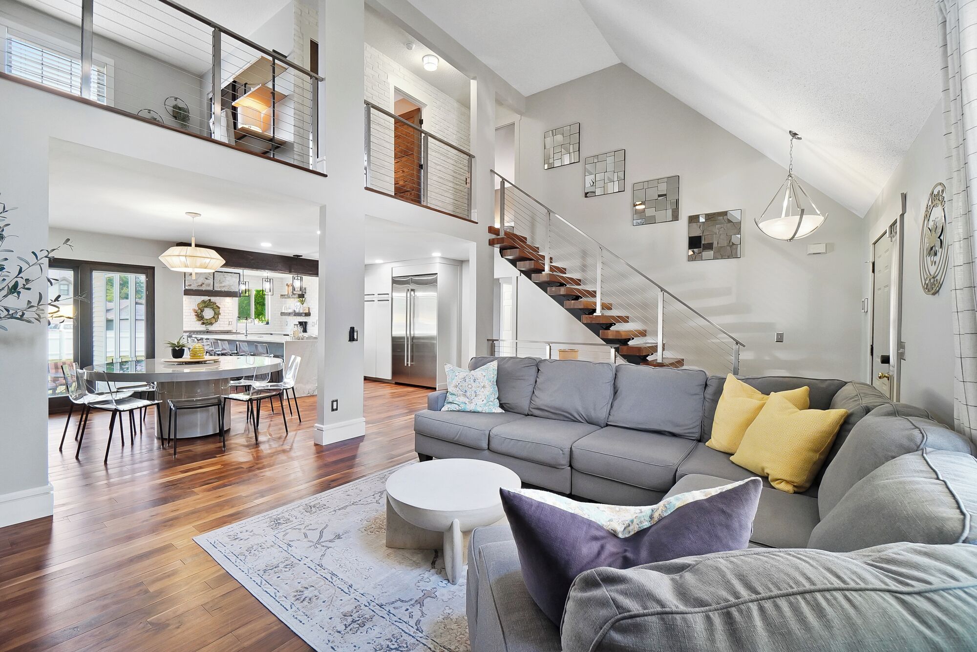 Smart TV, fireplace, DVD player, ping pong