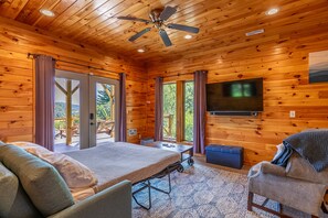 2 bedrooms, blackout drapes, free WiFi, bed sheets