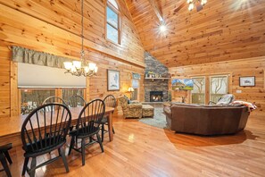 Interior - Cabin with Appalachian Mountain Views (Boone)