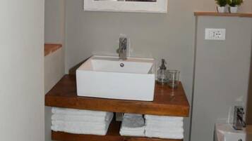 Departamento | Baño | Regadera, secadora de cabello, toallas, shampoo