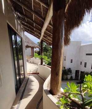 Property grounds - Beautiful luxury suite with pool, Free Wifi, Parking   (Tulum, Quintana Roo)