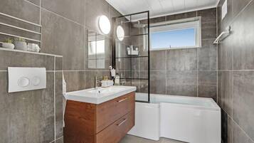 Shower, hair dryer