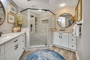 Shower, towels