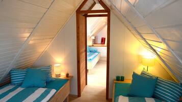 2 Schlafzimmer, Reisekinderbett, kostenloses WLAN, Bettwäsche