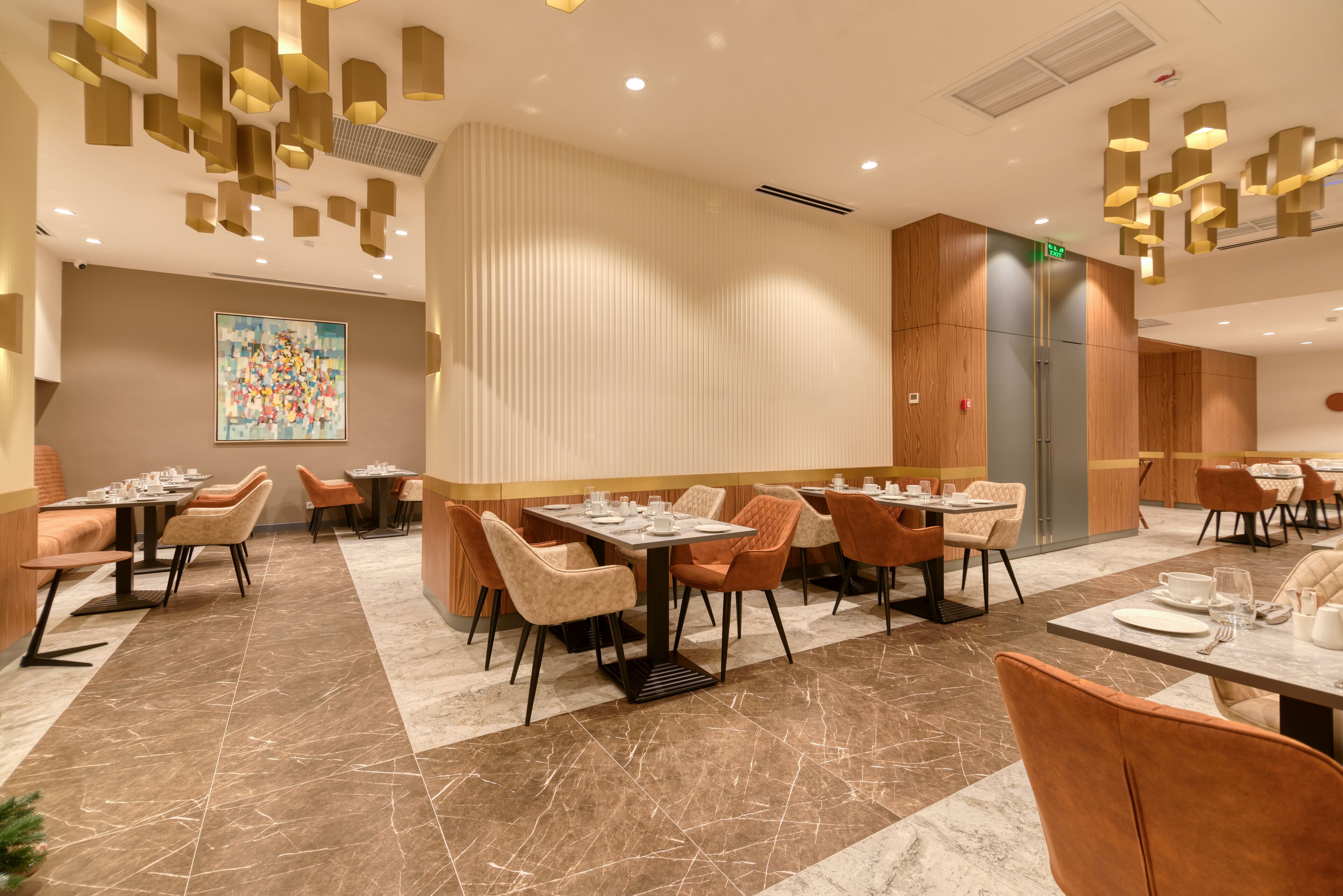 Daily buffet breakfast (USD 23 per person)