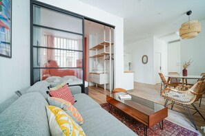 1 makuuhuone, silitysrauta/-lauta, Wi-Fi, vuodevaatteet