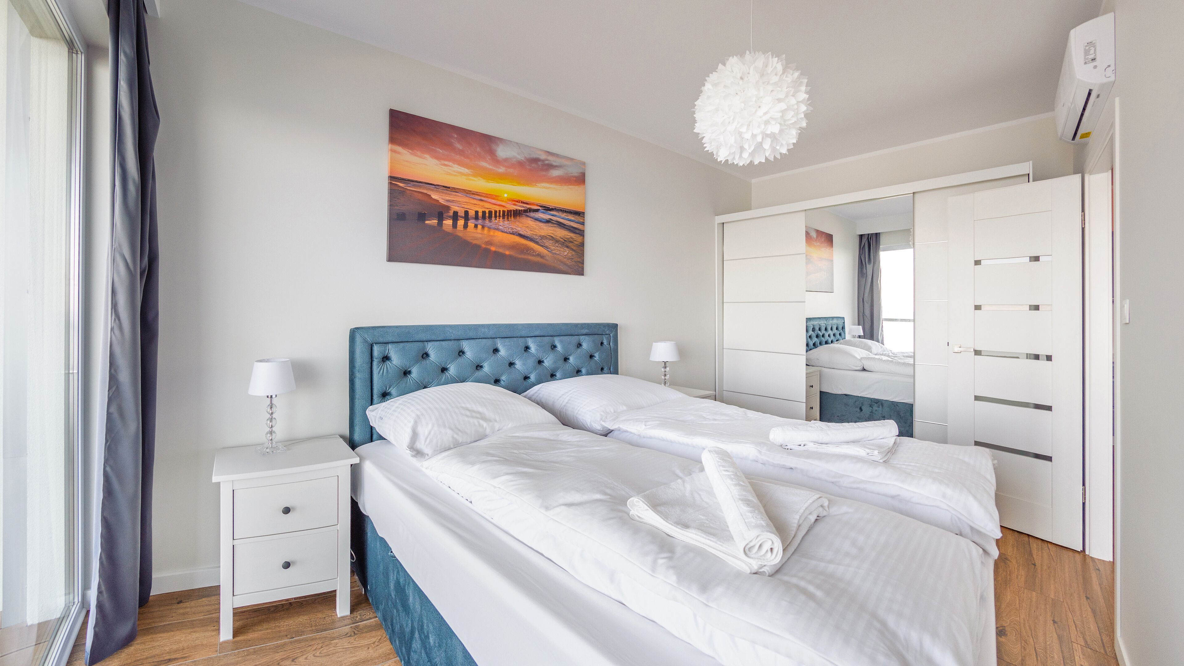 Apartamento (70 with sea view) | 1 dormitorio, tabla de planchar con plancha, wifi gratis y ropa de cama