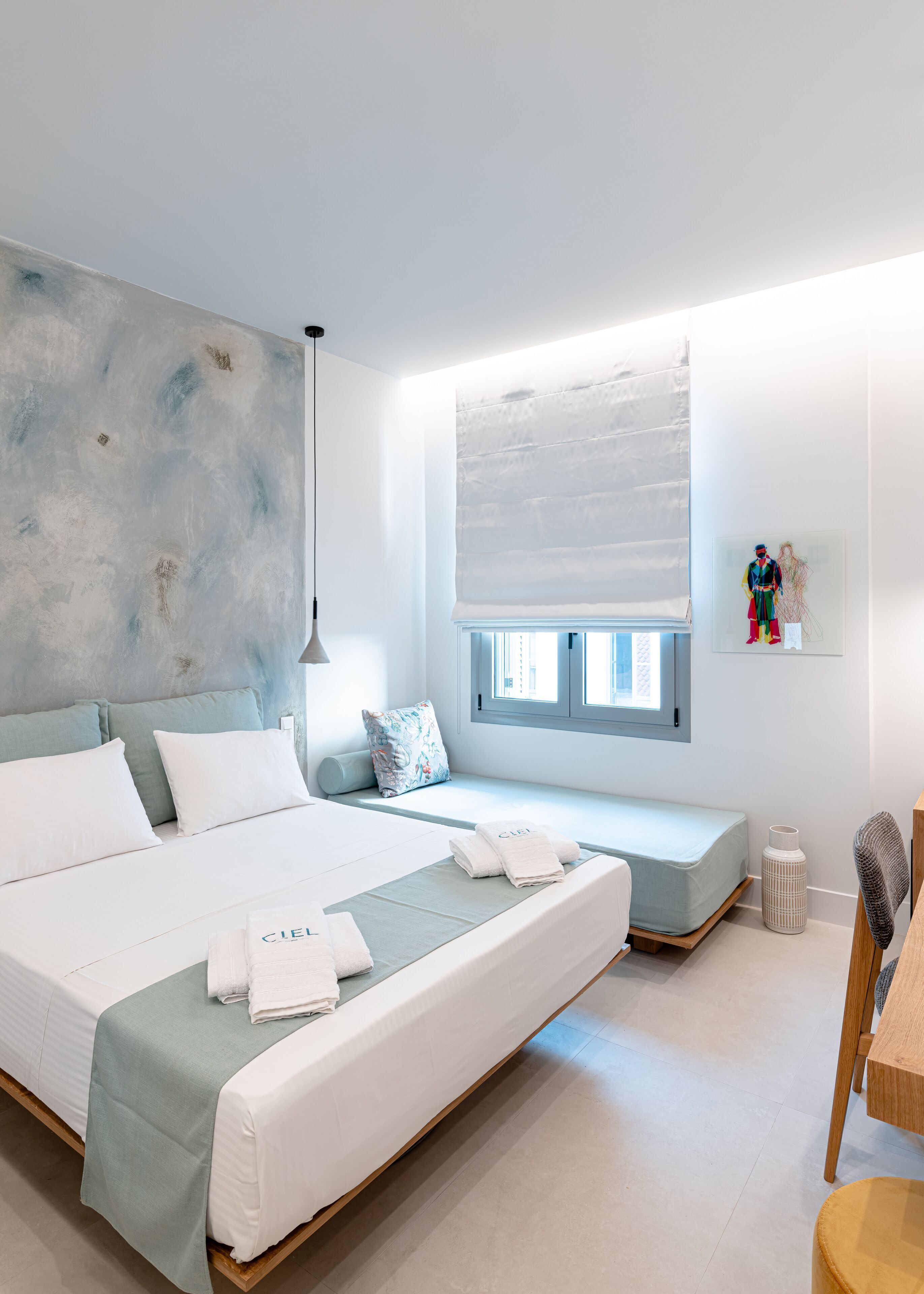 Egyptian cotton sheets, premium bedding, memory-foam beds, in-room safe