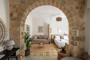 Superior Suite | Minibar, in-room safe, blackout drapes, iron/ironing board - Casa Natura (Rhodes)