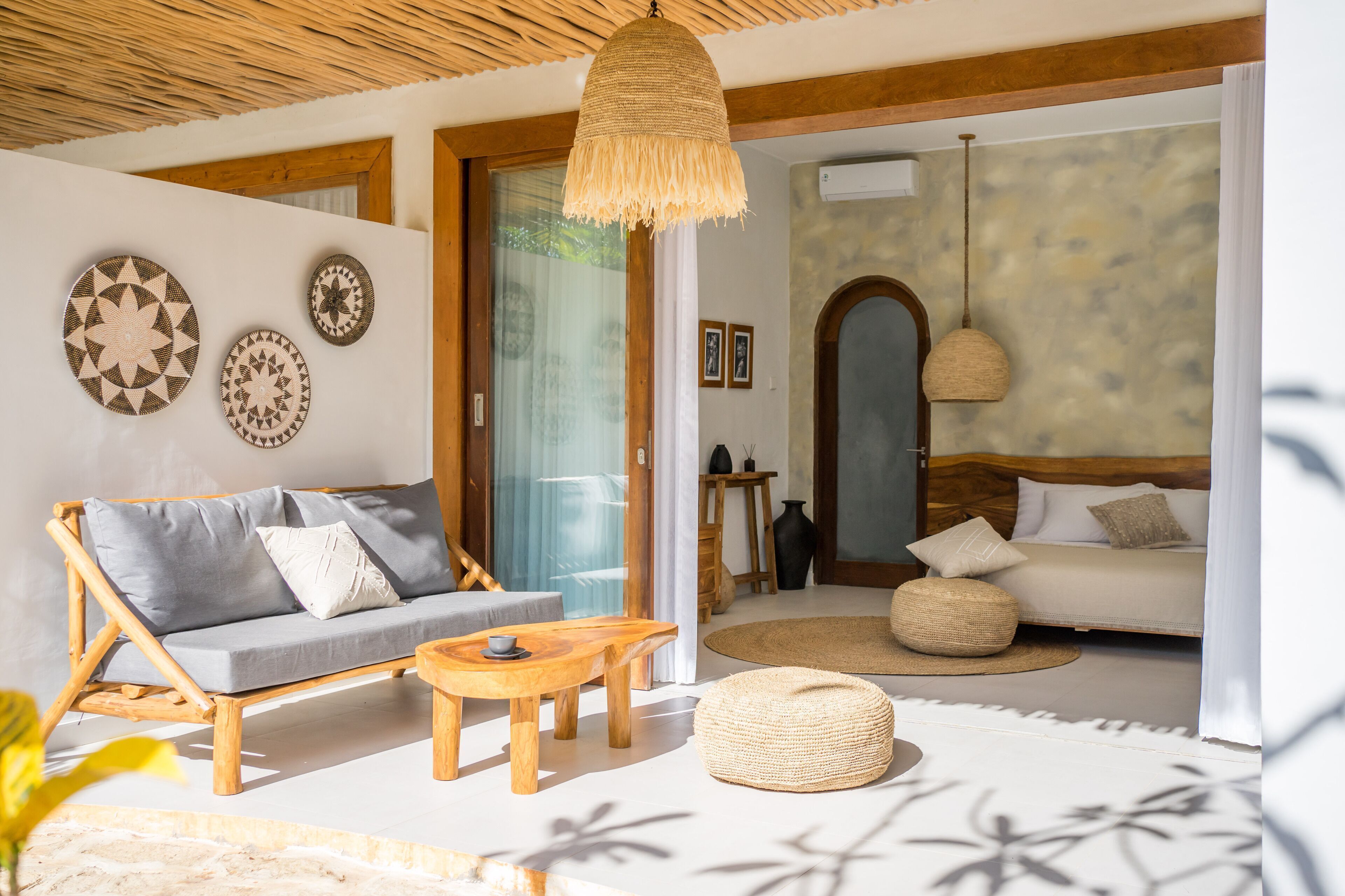 Décor unique, ameublement unique, rideaux d’obscurcissement