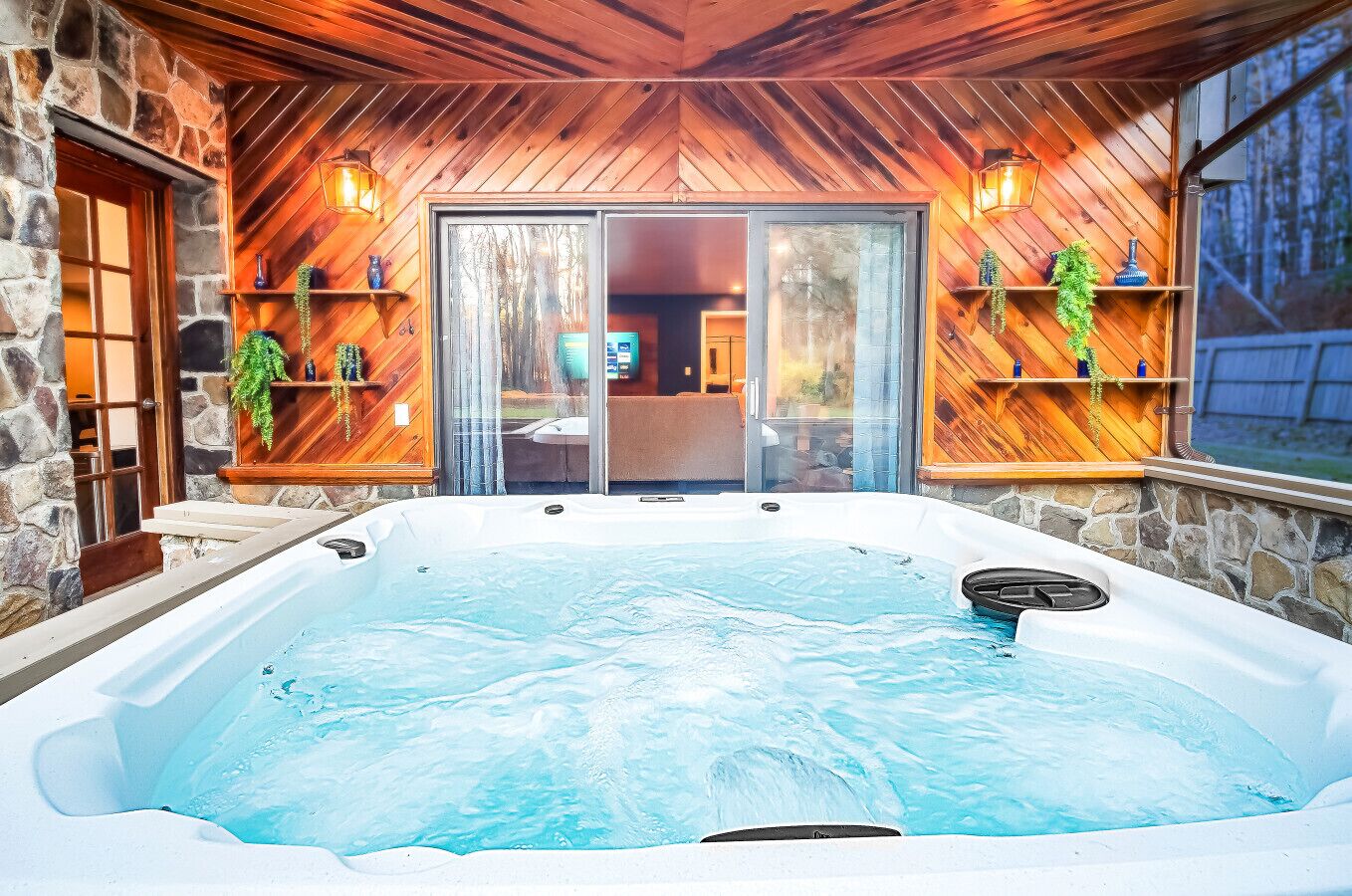 Bain à remous extérieur