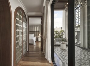 Literie de qualité supérieure, couette en duvet d'oie, minibar