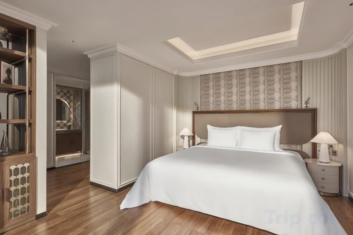 Literie de qualité supérieure, couette en duvet d'oie, minibar