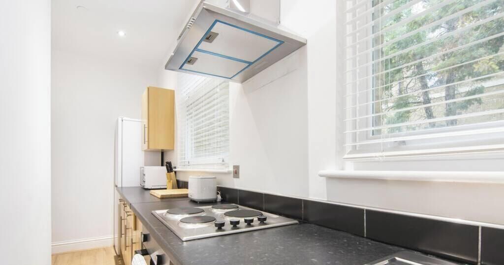 Fridge, microwave, oven, cookware/dishes/utensils