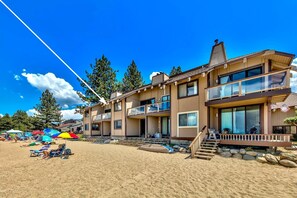 Exterior - 920B Lake Tahoe Beach Front Condo-Views-Views and more Views and Beach (South Lake Tahoe)