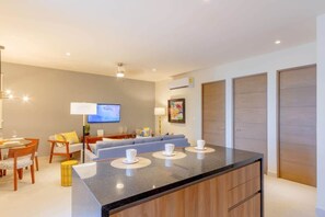 Interior - Beachfront Ground-Floor Condo, 9 Pools, Beach Club (Akumal)