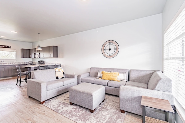 Simple, modern-style apartment
