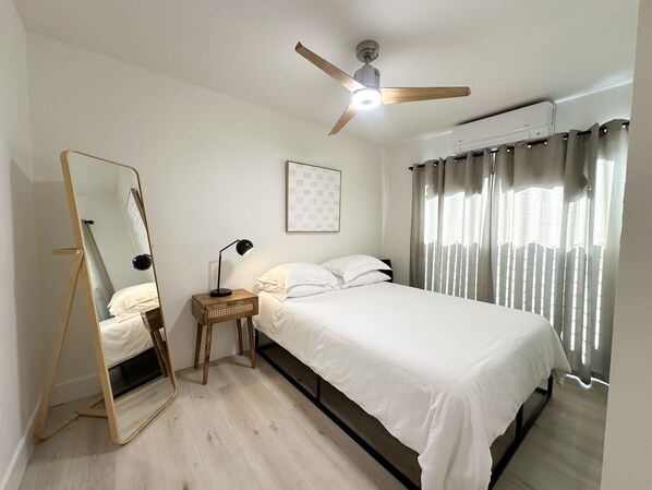 2 bedrooms, iron/ironing board, free WiFi, bed sheets