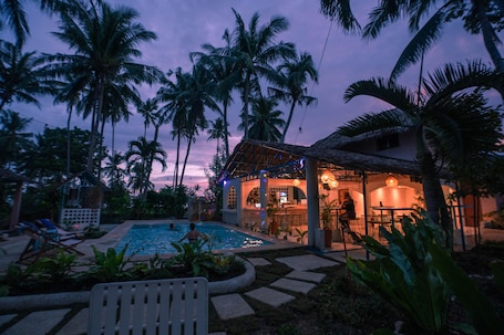 Front of property - evening/night