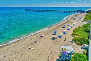 Beach nearby, beach towels