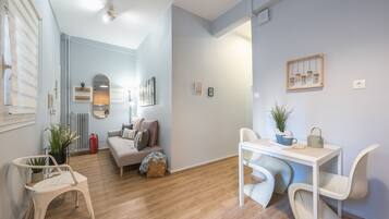 City Apartment | Individually decorated, individually furnished, desk, laptop workspace