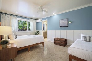 5 bedrooms, iron/ironing board, Internet, bed sheets