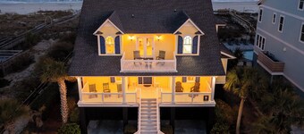 Palmettos & Sunshine: Oceanfront Luxury w/ Pool, Hot Tub, & Stunning Views