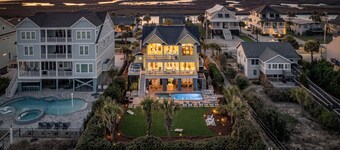 Palmettos & Sunshine: Oceanfront w/ Pool, Hot Tub, & Stunning Views