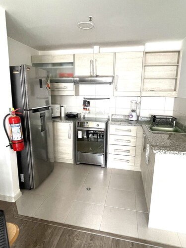 New, comfortable and very well equipped apartment.