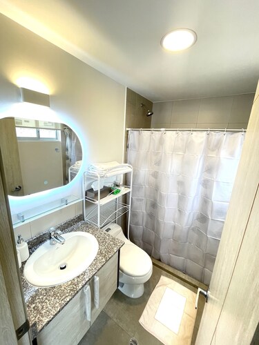 New, comfortable and very well equipped apartment.