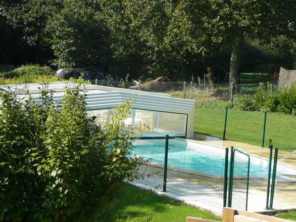 Piscine couverte, piscine extérieure