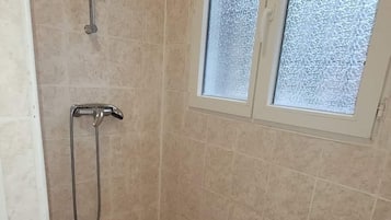 Shower, hair dryer
