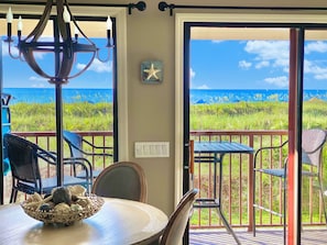 Dining - Oceanfront Designer! KING BED w/ 2 65"TVs BAR GYM FREE TENNIS & PICKLEBALL (Hilton Head Island)