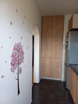 Apartment, 1 Queen Bed with Sofa bed | Garden - Stunning Color 1-bed Apartment in Skopje (Skopje)