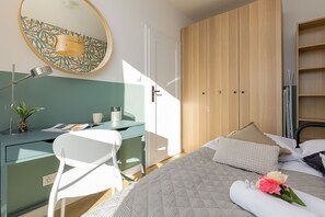 Apartment, 1 Bedroom, Balcony | 1 bedroom, bed sheets - Apartment Łopuszańska Warsaw by Renters (Warsaw)