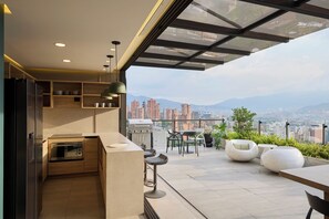 Apartamento presidencial | Zona de estar | Una televisión de pantalla plana
