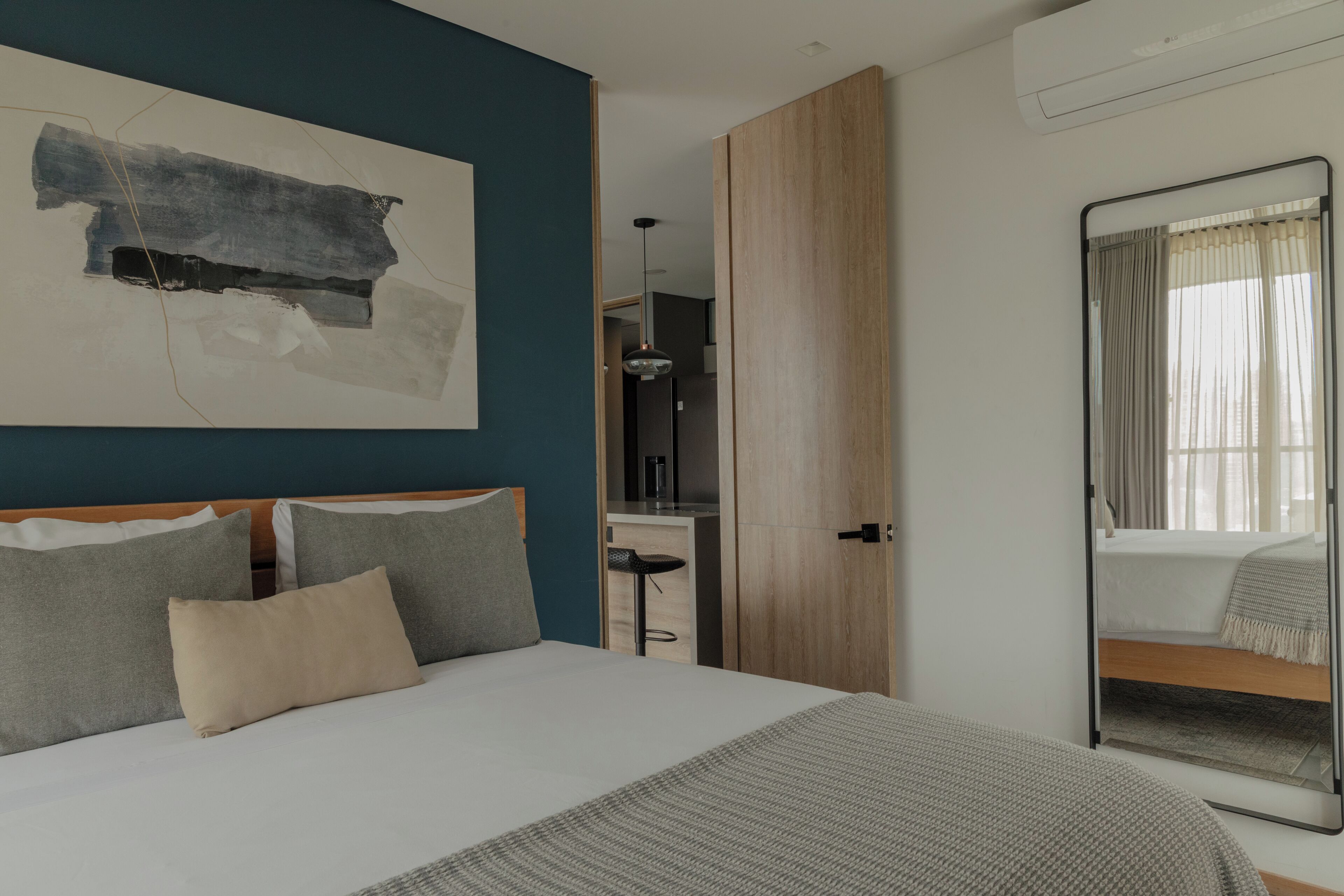 Apartemen, 2 kamar tidur | Seprai katun Mesir, seprai premium, dan selimut bulu angsa