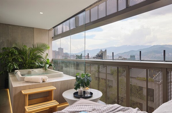 Apartment, 1 Schlafzimmer | Ausblick vom Zimmer