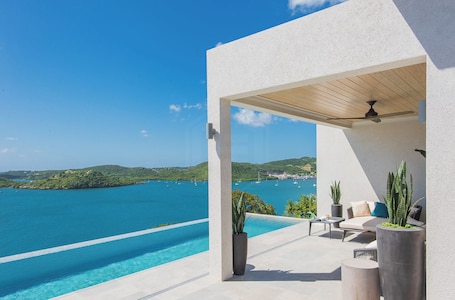 Deluxe Villa, Private Pool, Ocean View | Balcony view