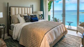 Deluxe Villa, Private Pool, Ocean View | Premium bedding, pillow-top beds, in-room safe, individually decorated
