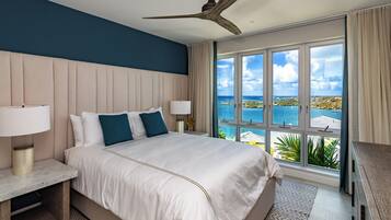 Deluxe Condo, Multiple Beds, Pool Access, Ocean View | 2 quartos, roupas de cama premium, camas com colchões pillow-top