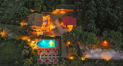 Three-room apartment 58sqm with swimming pool in the countryside 3km from beach