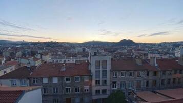 Vue depuis lâhĂ©bergement