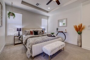 3 bedrooms, iron/ironing board, travel cot, free WiFi